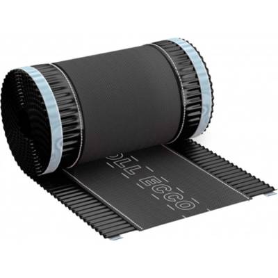 Eurovent Roll Ecco Hliníkový hrebeňový pás 24 cm x 5 m RAL 9005 čierna