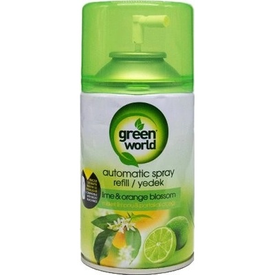 GreenWorld osviežovač vzduchu náplň Lime & Orange Blossom 250 ml kartón 12 ks