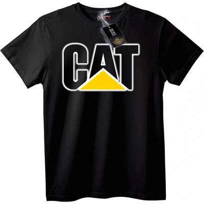 Тениска Caterpillar лого черна - 2XL, White