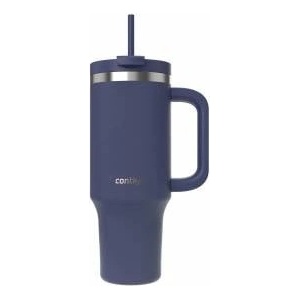 Contigo thermos bottle 1200 ml with handle and straw | Stainless Steel Insulated Thermal Drinking Bottle with Lid | Cools for 29 hours | Travel Mug | Thermo mug | - 2217785