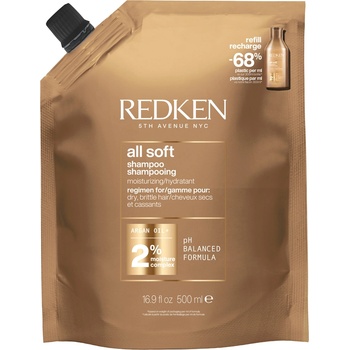 Redken Shampoo All Soft Refill Шампоан за коса дамски 500ml