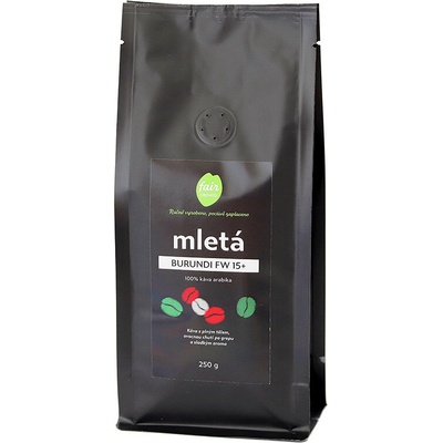 Fairobchod Bio mletá káva Burundi FW 15+ 250 g