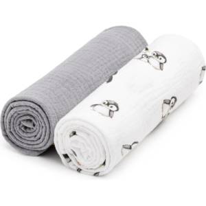 T-TOMI BIO Muslin Diapers пелени от плат Penguin 65x65 cm 2 бр