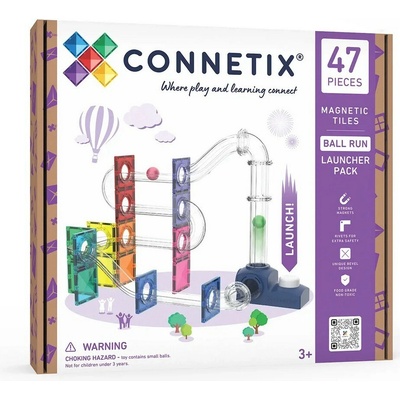 Connetix kuličková dráha Launcher Pack 47 ks