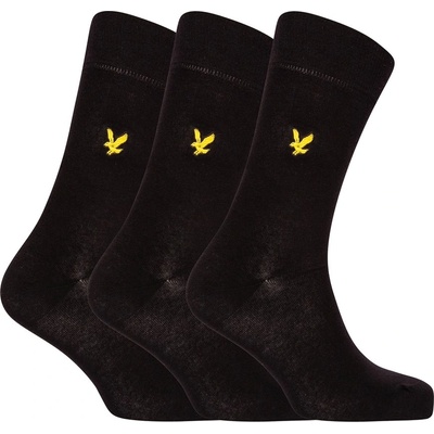 Lyle and Scott Чорапи Lyle and Scott Men's Basic Crew Socks - Black