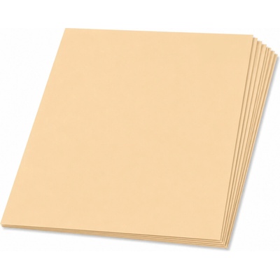 Barevný karton 220 g/m² krémový 50 × 70 cm 10 archů