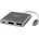 T'nB Докинг станция TnB, от USB C към, 1x USB C, 1x USB A, 1x HDMI, сива