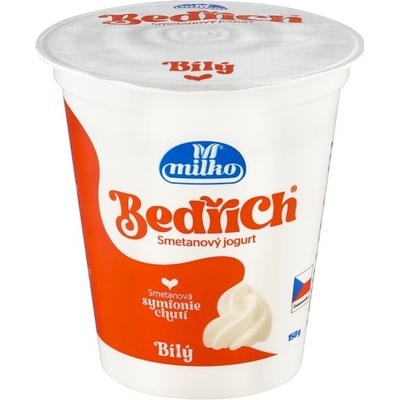 Milko Bedřich smetanový jogurt bílý 10% 150 g – Zboží Dáma