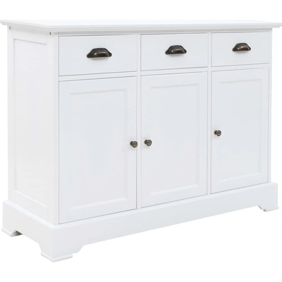 vidaXL 11461.245754 příborník se 3 dvířky MDF a borové dřevo 105 x 35 x 77,5 cm