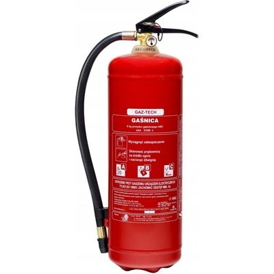 Gaz-tech Práškový hasiaci prístroj GP-4x ABC 4 kg