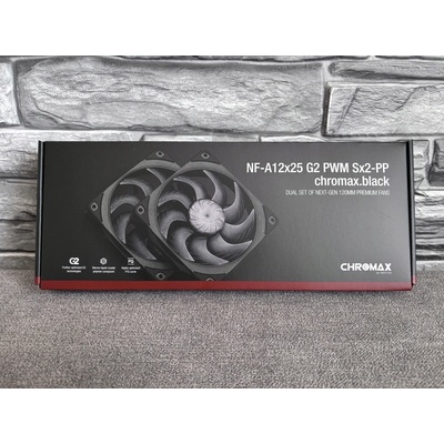 Noctua NF-A12x25 G2 PWM Sx2-PP chromax.black