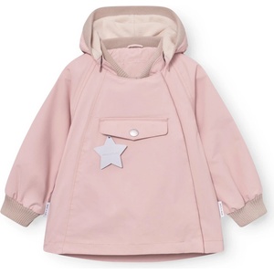 Mini A Ture Детско водоустойчиво яке Mini A Ture Kid's Matwai Fleece Lined Jacket Waterproof jacket - Rose Smoke - размер 116 (703-6704-0315)