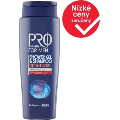 Tesco Pro Formula For Men sprchový gel Get Energized 400 ml