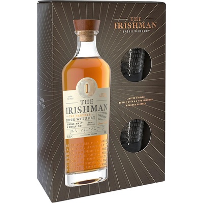 The Irishman The Harvest 40% 0,7 l (dárkové balení 2 sklenice)