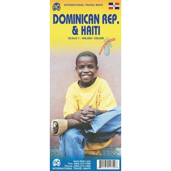 mapa Dominikánská rep.Haiti ITM voděodolná