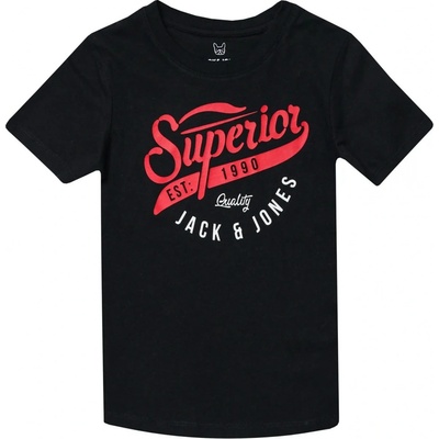 JACK & JONES dětské tričko BLACK