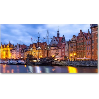Foto obraz sklenený horizontálny Gdaňsk Poľsko 100x50 cm