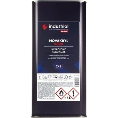 Industrial Bezbarvý lak Novakryl 9090 hydrofobní 2:1 5l