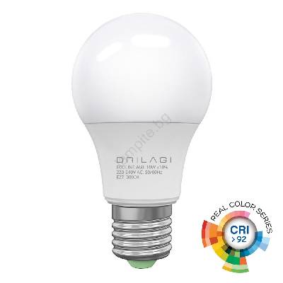 LED крушка ECOLINE A60 E27/10W/230V 3000K CRI 92 - Brilagi (BG1908)