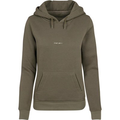 Mister Tee Суичър I Don't Give A Hoody olive XXLUB-MST042-00176 - Камуфлаж, размер XXL