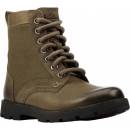 Clarks dětské kožené boty se zavazováním