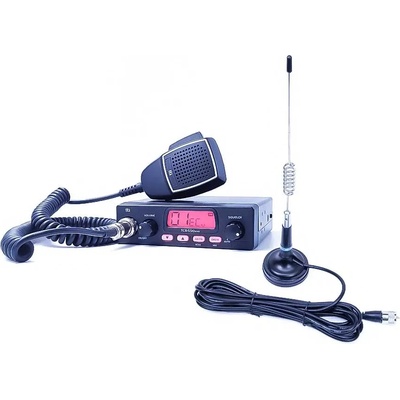 PNI TTi-PACK81 Професионален CB Сет 12/24V с Обхват 8km за Куриери и Таксита (TTI-PACK81)