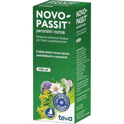 NOVO-PASSIT POR 77,5MG/ML+40MG/ML POR SOL 200ML