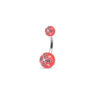 Piercing pupíku 1108 Red