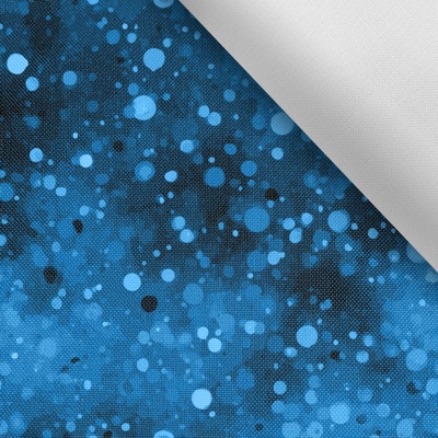 Takoy Látka s potlačou nepremokavý polyester TD / NS modré 3D bodky