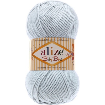 Alize Příze Baby Best 224 světlá šedomodrá