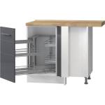  Долен кухненски шкаф ъглов с механизъм Highline R-UG-1KMCL/3 ляв