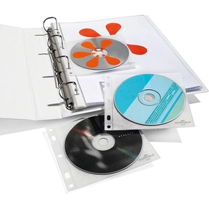 DURABLE Свалящ се джоб за cd/dvd durable прозрачен 523919 (523919)
