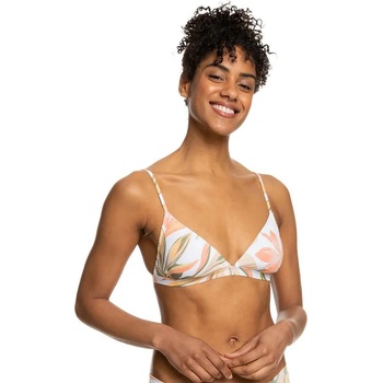 Roxy Pt Beach Classics Fixed Tri bikini top - Orange (Bright White Subtly Salty Flat)