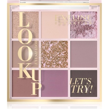 Eveline Cosmetics Look Up Let's Try! палитра сенки за очи 10, 8 гр