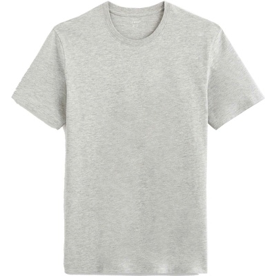 Celio světle basic triko Tebase šedé