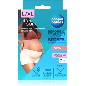 Canpol babies Maternity Briefs бельо за бременни и родилки 2 в 1 размер L/XL 2 бр