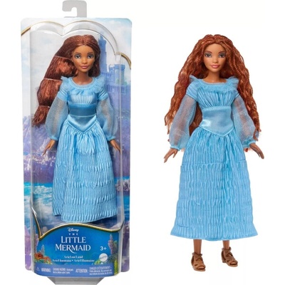 Mattel Disney Malá morská víla Ariel v modrých šatách