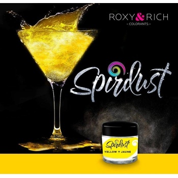 Spirdust Metalická farba na nápoje yellow 1,5 g