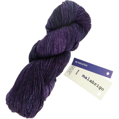 Malabrigo Worsted Violetas 068 fialovo modrá