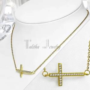  Дамско колие с кръст - talitha-jewelry - 32,99 лв