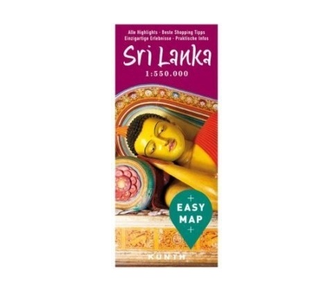 Sri Lanka Easy Map