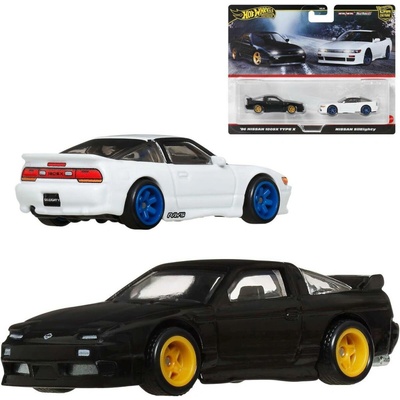 Mattel Hot Wheels Premium Car Culture 96 Nissan 180SX Type X and Nissan Sileighty