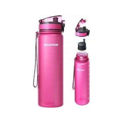 Aquaphor City Filter Bottle 800 ml, pink