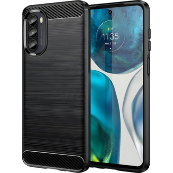 Motorola Carbon Shield TPU калъф за Motorola Moto G52/Moto G82 - Черен KP24402