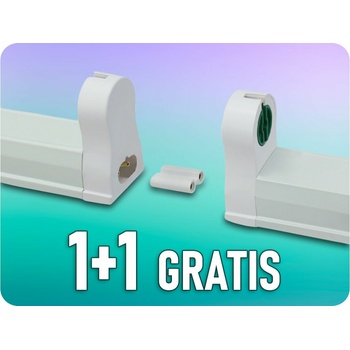 Spectrum LED Držiak na trubicu T8 1500mm, nadpájateľný, 1+1 zadarmo! [WOJ+14307]