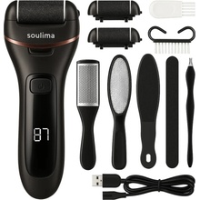 soulima Elektrická bruska na paty s LCD displejem