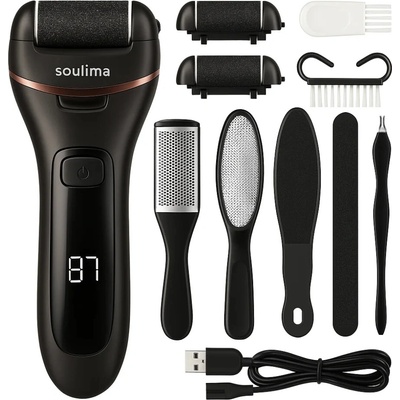 soulima Elektrická bruska na paty s LCD displejem – Zboží Dáma