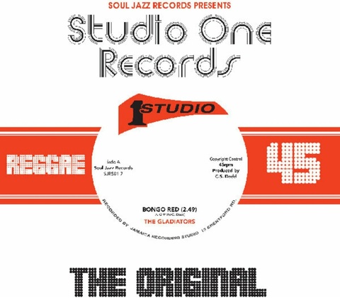 GLADIATORS - 7-BONGO RED, Vinyl
