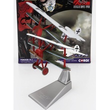 Corgi Fokker Dr.i Triplane Military Airplane 1918 The Red Baron Vojenská Zelená 1:48