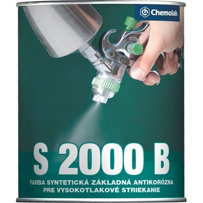 Chemolak S 2000 B Základná farba pre vysokotlaké striekanie - 0100 - biela - 9 L